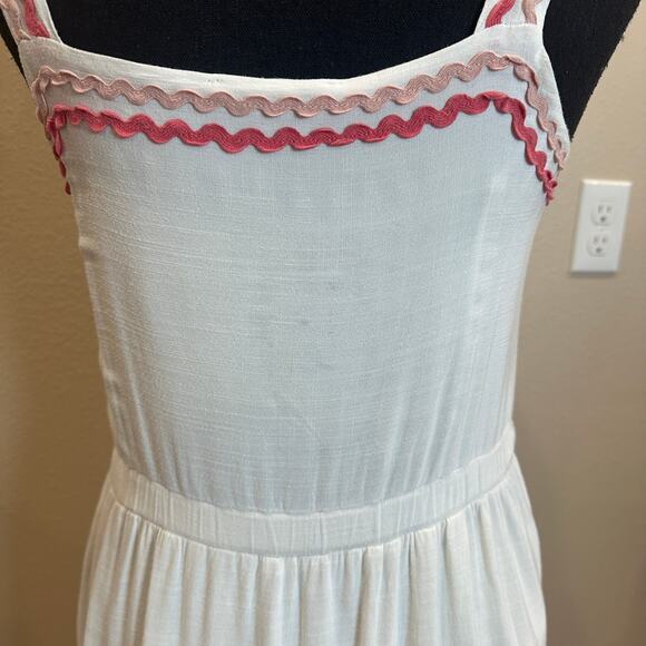 Splendid White Tiered Ruffle Maxi Dress XS Cottagecore Romantic Sundress $198 - Picture 10 of 10